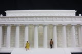 HO-Scale Lincoln Memorial Miniature Washington DC White + Interiors Capitol Collection