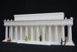 HO-Scale Lincoln Memorial Miniature Washington DC White + Interiors Capitol Collection