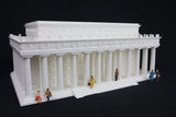 HO-Scale Lincoln Memorial Miniature Washington DC White + Interiors Capitol Collection