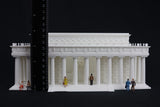 HO-Scale Lincoln Memorial Miniature Washington DC White + Interiors Capitol Collection