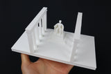 HO-Scale Lincoln Memorial Miniature Washington DC White + Interiors Capitol Collection