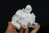 Assembled Tiny dollhouse for dollhouses Practical Witch Magic Victorian House White Built 3 inches
