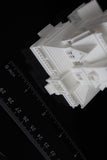 Assembled Tiny dollhouse for dollhouses Practical Witch Magic Victorian House White Built 3 inches