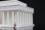 N-Scale Lincoln Memorial Miniature Washington DC White + Interiors Capitol