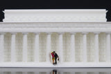 N-Scale Lincoln Memorial Miniature Washington DC White + Interiors Capitol