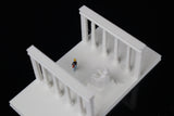 N-Scale Lincoln Memorial Miniature Washington DC White + Interiors Capitol