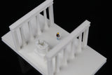 N-Scale Lincoln Memorial Miniature Washington DC White + Interiors Capitol