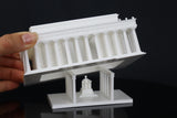 N-Scale Lincoln Memorial Miniature Washington DC White + Interiors Capitol