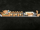 Gold Rush Bay COLOR HO Scale Train 50' Pullman Business Car Dining Interior