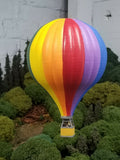 Miniature HO Scale HOT AIR BALLOON for Train Model Layouts Assembled White