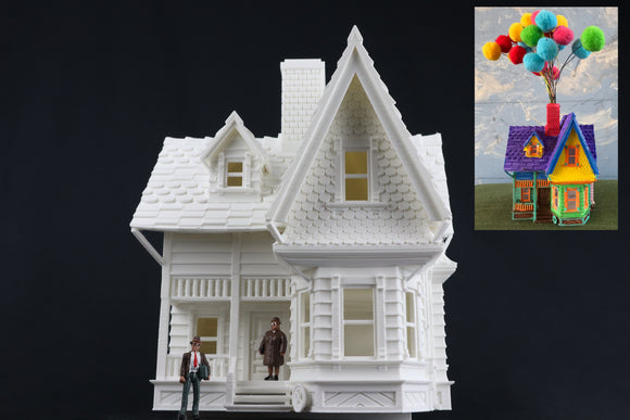 LARGE Carl's Victorian House O-Scale 1:48 Shell Including Interiors White by Gold Rush Bay 9 inches tall