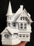 Gold Rush Bay HO-Scale Victorian Miniature #16 Sir George Mansion 1:87 Including Interiors