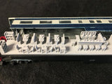 HO Scale Athearn Heavyweight Gray Business Dining Car Interior 60’ Pullman