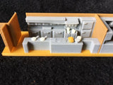 COLOR HO Scale Athearn Heavyweight Dining Passenger Car Interior