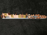 COLOR HO Scale Athearn Heavyweight Streamline Observation Car Train Interior 60’