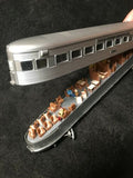 COLOR HO Scale Athearn Heavyweight Streamline Observation Car Train Interior 60’