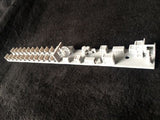 Gold Rush Bay HO Scale Train Heavyweight Combine Luggage Car Interior Athearn 60