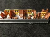 COLOR HO Scale Athearn Heavyweight Streamline Observation Car Train Interior 60’